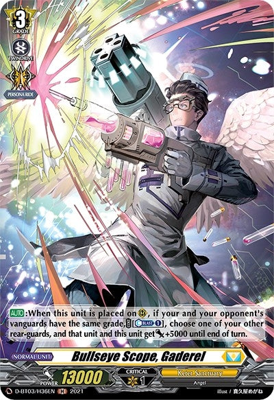 Image for Bullseye Scope, Gaderel (Holo) (D-BT03: Advance of Intertwined Stars) (D-BT03/H36EN) - Cardfight Vanguard