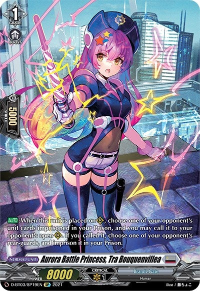 Image for Aurora Battle Princess, Tra Bouquenvillea (SP) (D-BT03: Advance of Intertwined Stars) (D-BT03/SP19EN) - Cardfight Vanguard