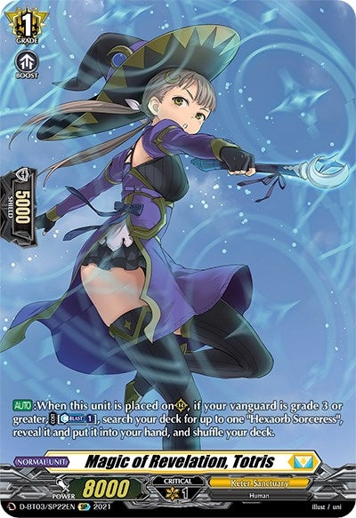 Image for Magic of Revelation, Totris (SP) (D-BT03: Advance of Intertwined Stars) (D-BT03/SP22EN) - Cardfight Vanguard
