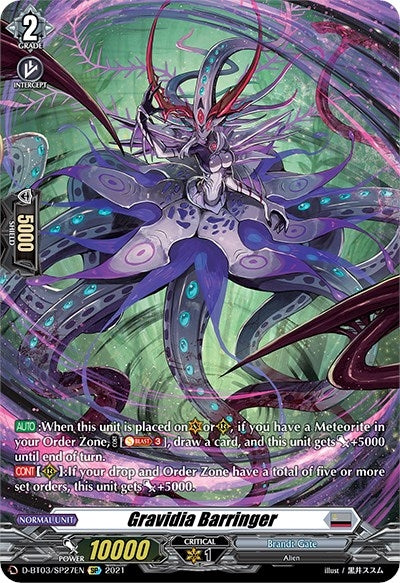 Image for Gravidia Barringer (SP) (D-BT03: Advance of Intertwined Stars) (D-BT03/SP27EN) - Cardfight Vanguard
