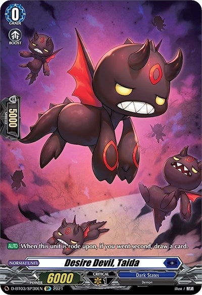 Image for Desire Devil, Taida (SP) (D-BT03: Advance of Intertwined Stars) (D-BT03/SP30EN) - Cardfight Vanguard