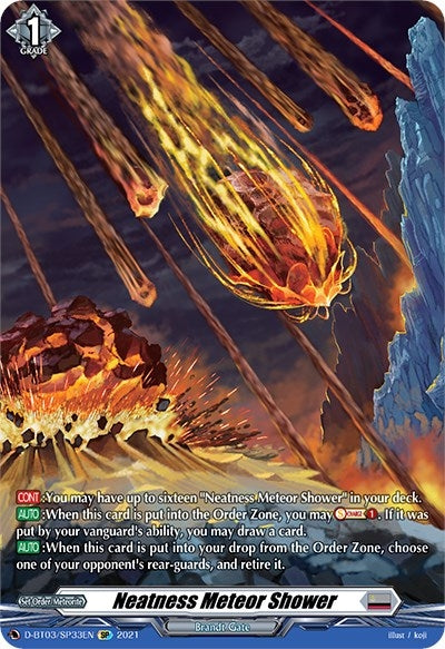 Image for Neatness Meteor Shower (SP) (D-BT03: Advance of Intertwined Stars) (D-BT03/SP33EN) - Cardfight Vanguard