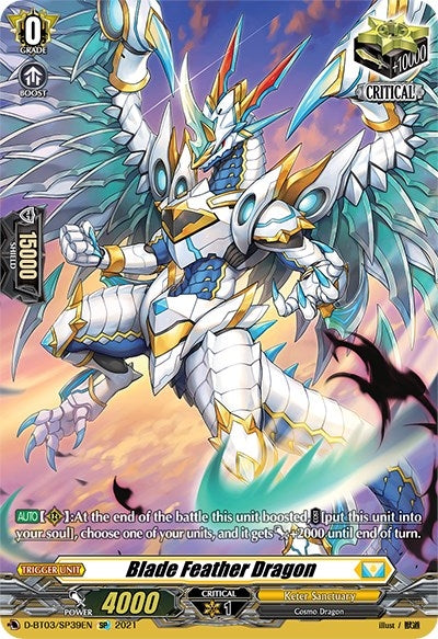 Image for Blade Feather Dragon (SP) (D-BT03: Advance of Intertwined Stars) (D-BT03/SP39EN) - Cardfight Vanguard