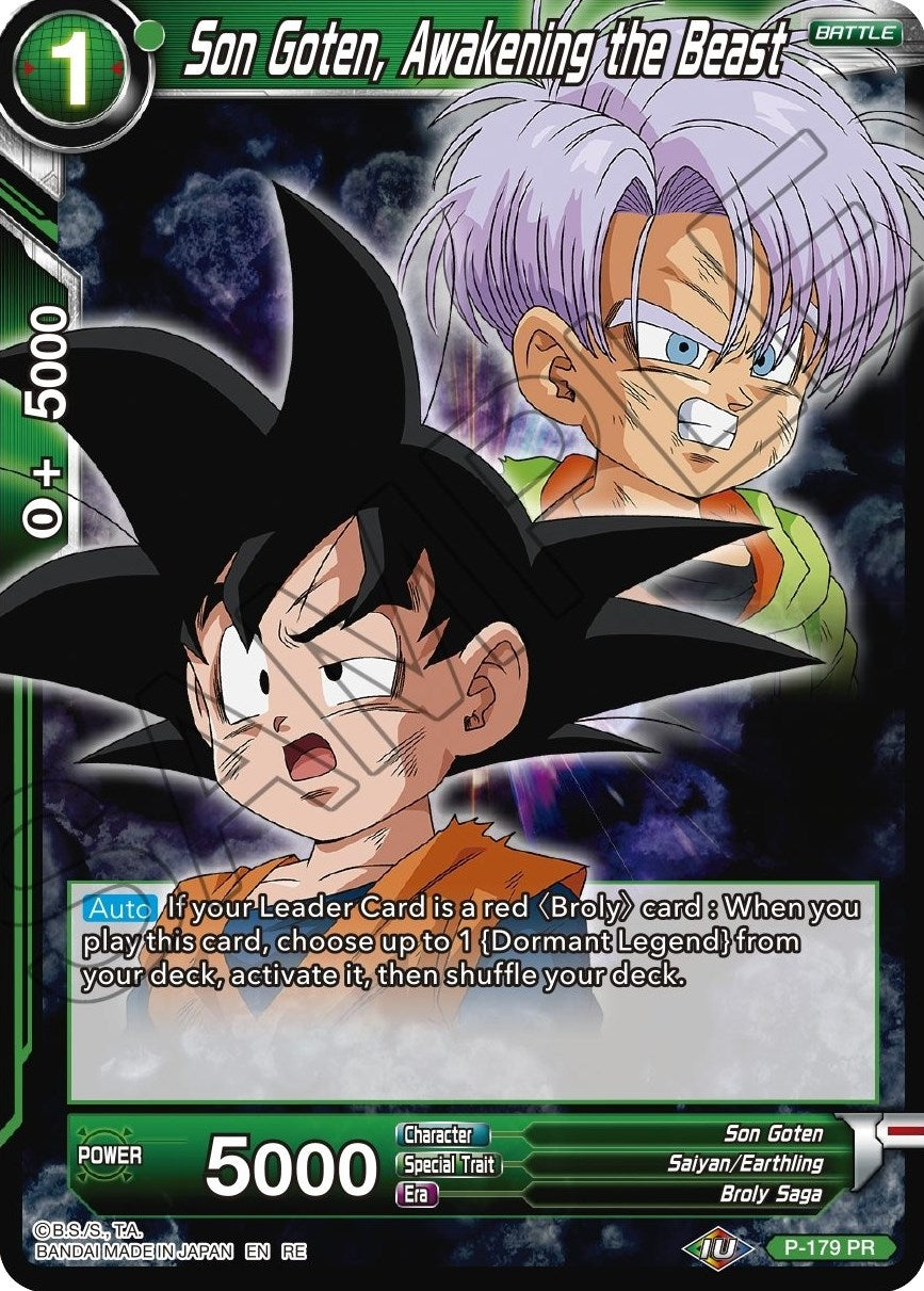 Image for Son Goten, Awakening the Beast (Mythic Booster) (P-179) - Dragon Ball Super: Masters