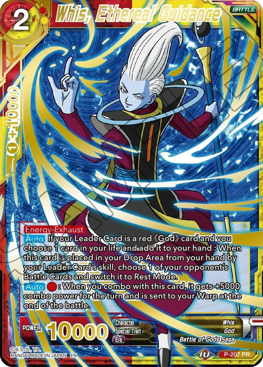 Image for Whis, Ethereal Guidance (Gold Stamped) (Mythic Booster) (P-207) - Dragon Ball Super: Masters