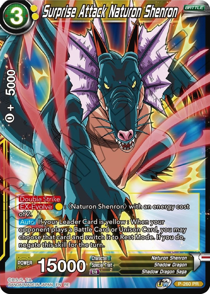 Image for Surprise Attack Naturon Shenron (Mythic Booster) (P-260) - Dragon Ball Super: Masters