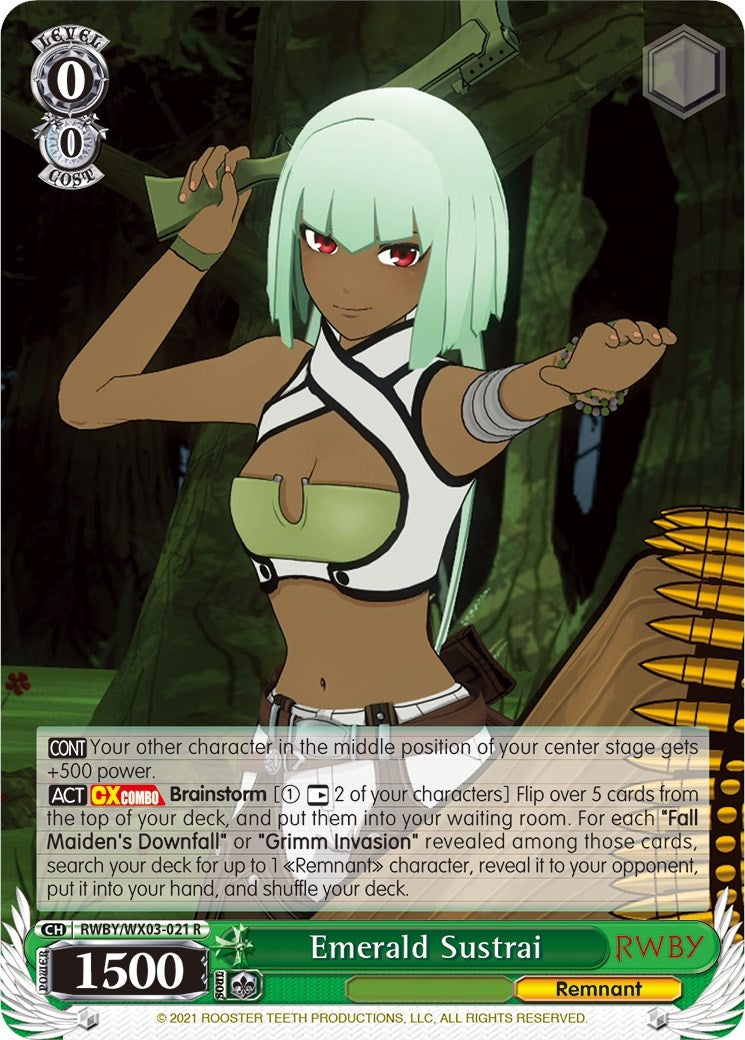 Image for Emerald Sustrai (RWBY) (RWBY/WX03-021 R) - Weiss Schwarz