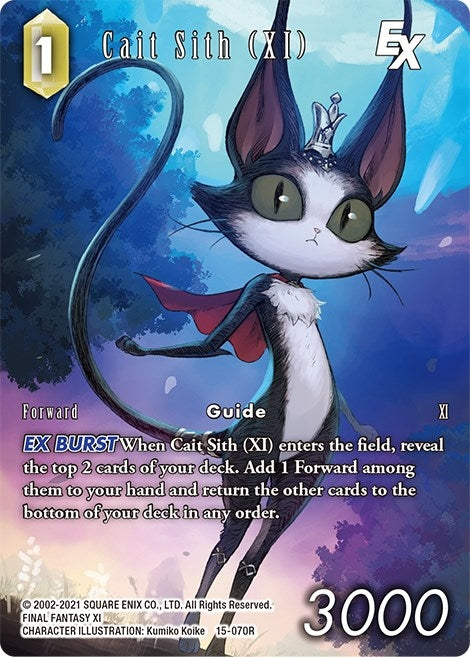 Image for Cait Sith (XI) EX (Full Art) (Crystal Dominion) (15-070R) - Final Fantasy TCG