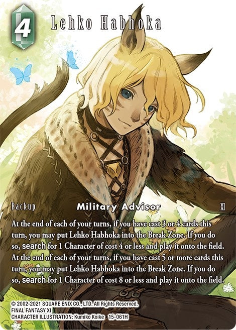 Image for Lehko Habhoka (Full Art) (Crystal Dominion) (15-061H) - Final Fantasy TCG