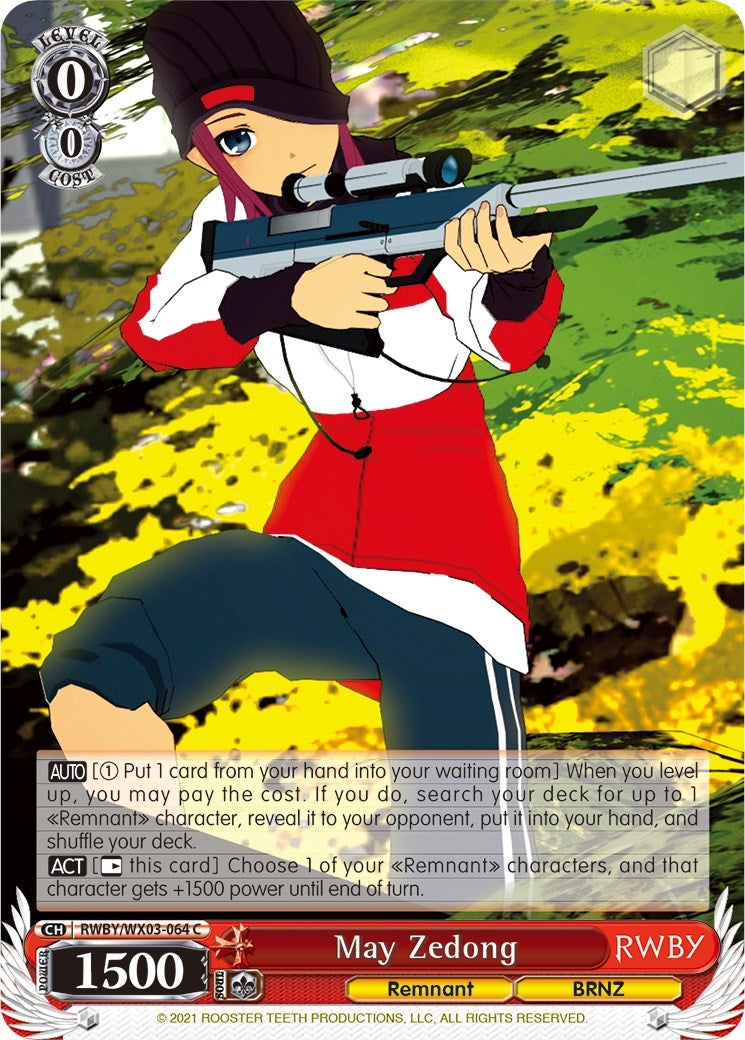 Image for May Zedong (RWBY) (RWBY/WX03-064 C) - Weiss Schwarz