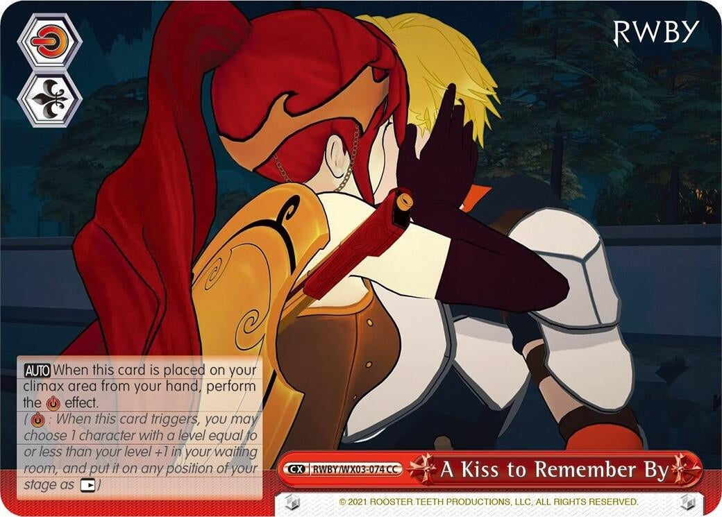 Image for A Kiss to Remember By (RWBY) (RWBY/WX03-074 CC) - Weiss Schwarz