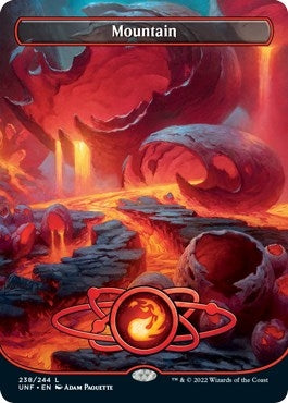 Image for Mountain (238) (Borderless) (Unfinity) (238) - Magic: The Gathering