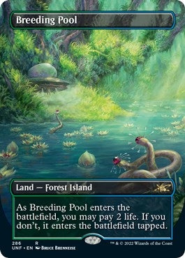 Image for Breeding Pool (Borderless) (Unfinity) (286) - Magic: The Gathering