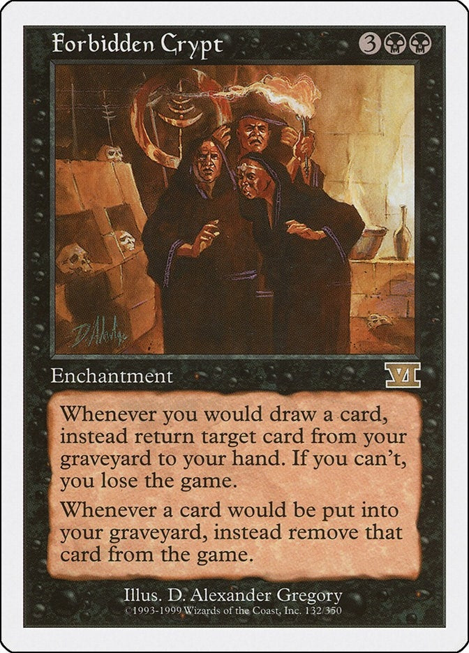 Image for Forbidden Crypt (Classic Sixth Edition) (132) - Magic: The Gathering
