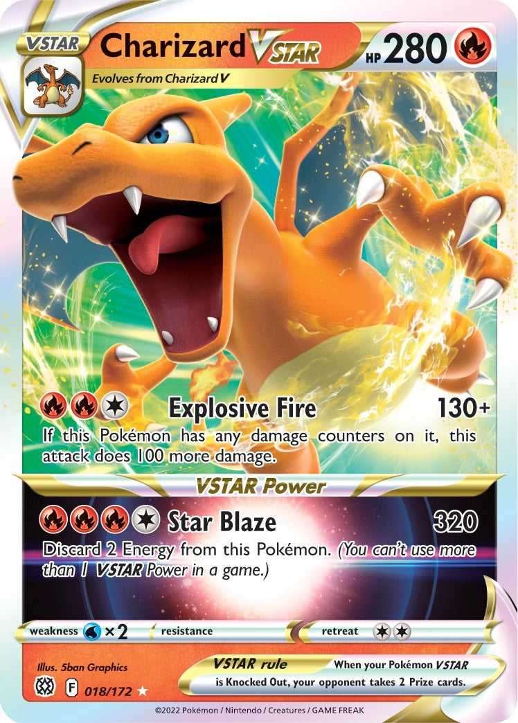 Image for Charizard VSTAR (SWSH09: Brilliant Stars) (018/172) - Pokemon