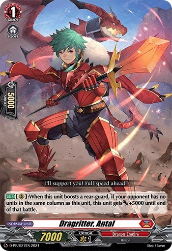 Image for Dragritter, Antal (D Promo Cards) (D-PR/027EN) - Cardfight Vanguard