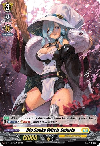 Image for Big Snake Witch, Solaria (D Promo Cards) (D-PR/035EN) - Cardfight Vanguard
