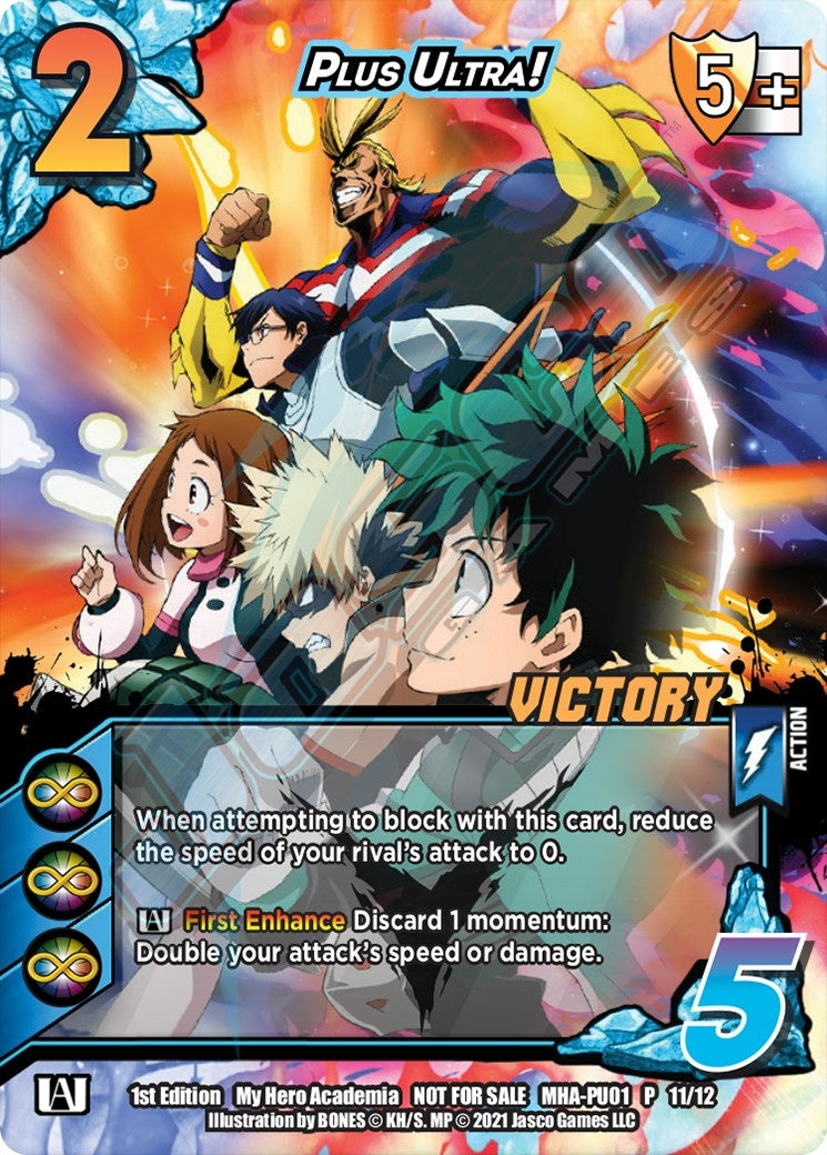 Image for Plus Ultra! (Plus Ultra Pack 1 Victory) (UniVersus: My Hero Academia Promo Cards) (MHA-PU01 11/12) - UniVersus