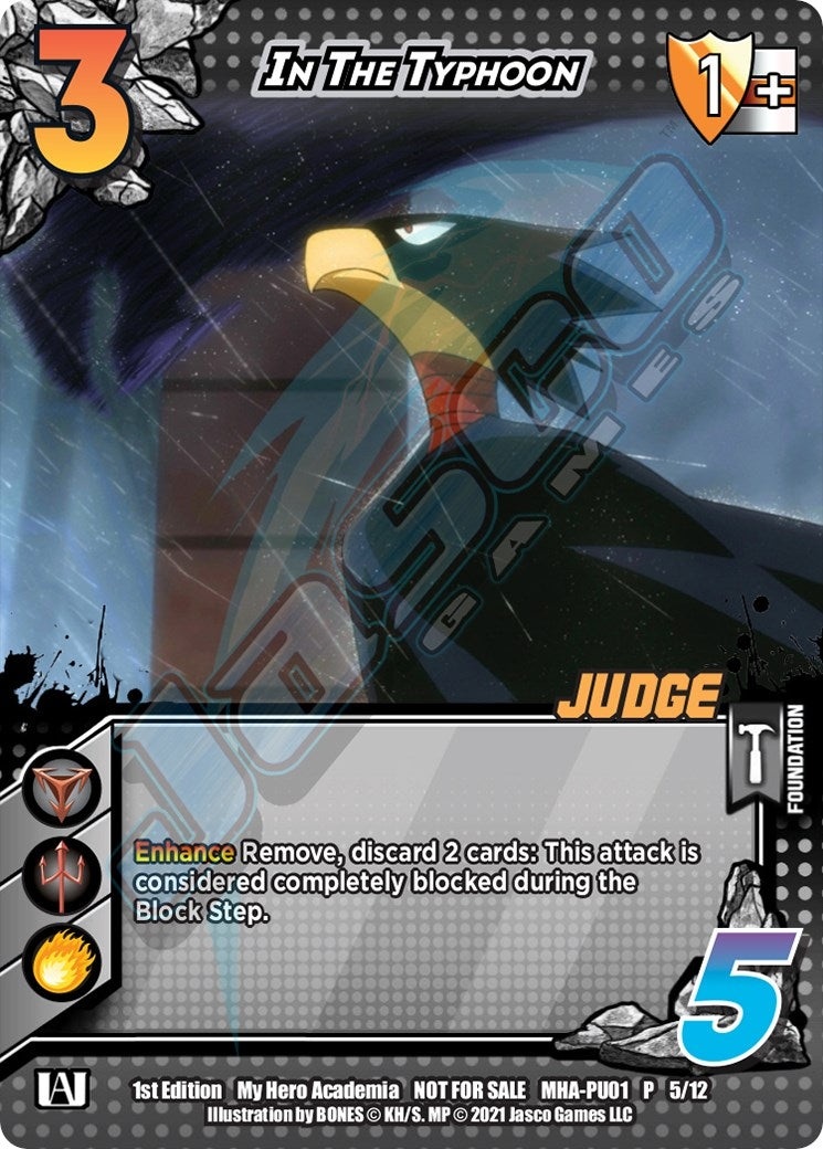 Image for In the Typhoon (Plus Ultra Pack 1 Judge) (UniVersus: My Hero Academia Promo Cards) (MHA-PU01 5/12) - UniVersus