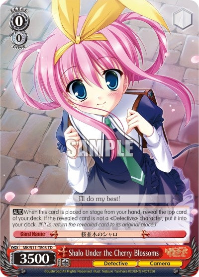 Image for Shalo Under the Cherry Blossoms (Promo Cards) (MK/S11-TE03 PR) - Weiss Schwarz