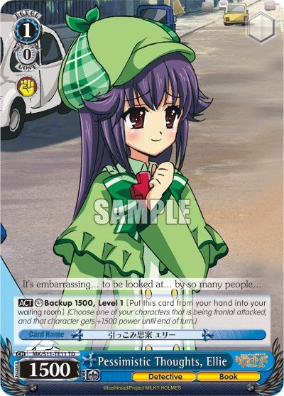 Image for Pessimistic Thoughts, Ellie (Promo Cards) (MK/S11-TE11 PR) - Weiss Schwarz