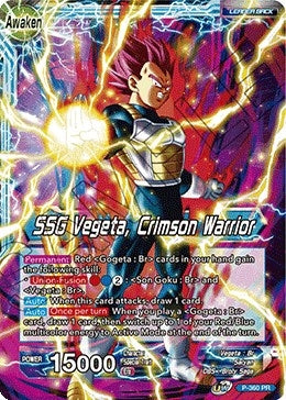 Image for Vegeta // SSG Vegeta, Crimson Warrior (Promotion Cards) (P-360 PR) - Dragon Ball Super: Masters