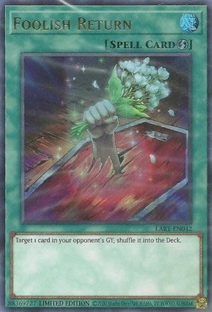 Image for Foolish Return (The Lost Art Promotion) (LART-EN042) - YuGiOh