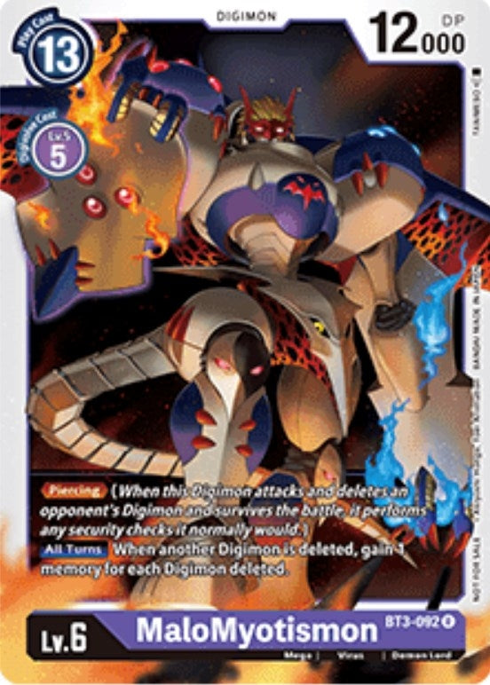 Image for MaloMyotismon (RPC) (BT3-092 R) - Digimon Card Game