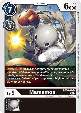 Image for Mamemon (RPC) (BT6-064 SR) - Digimon Card Game