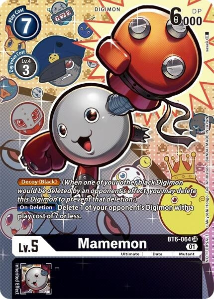 Image for Mamemon (Alternate Art) (RPC) (BT6-064 SR) - Digimon Card Game
