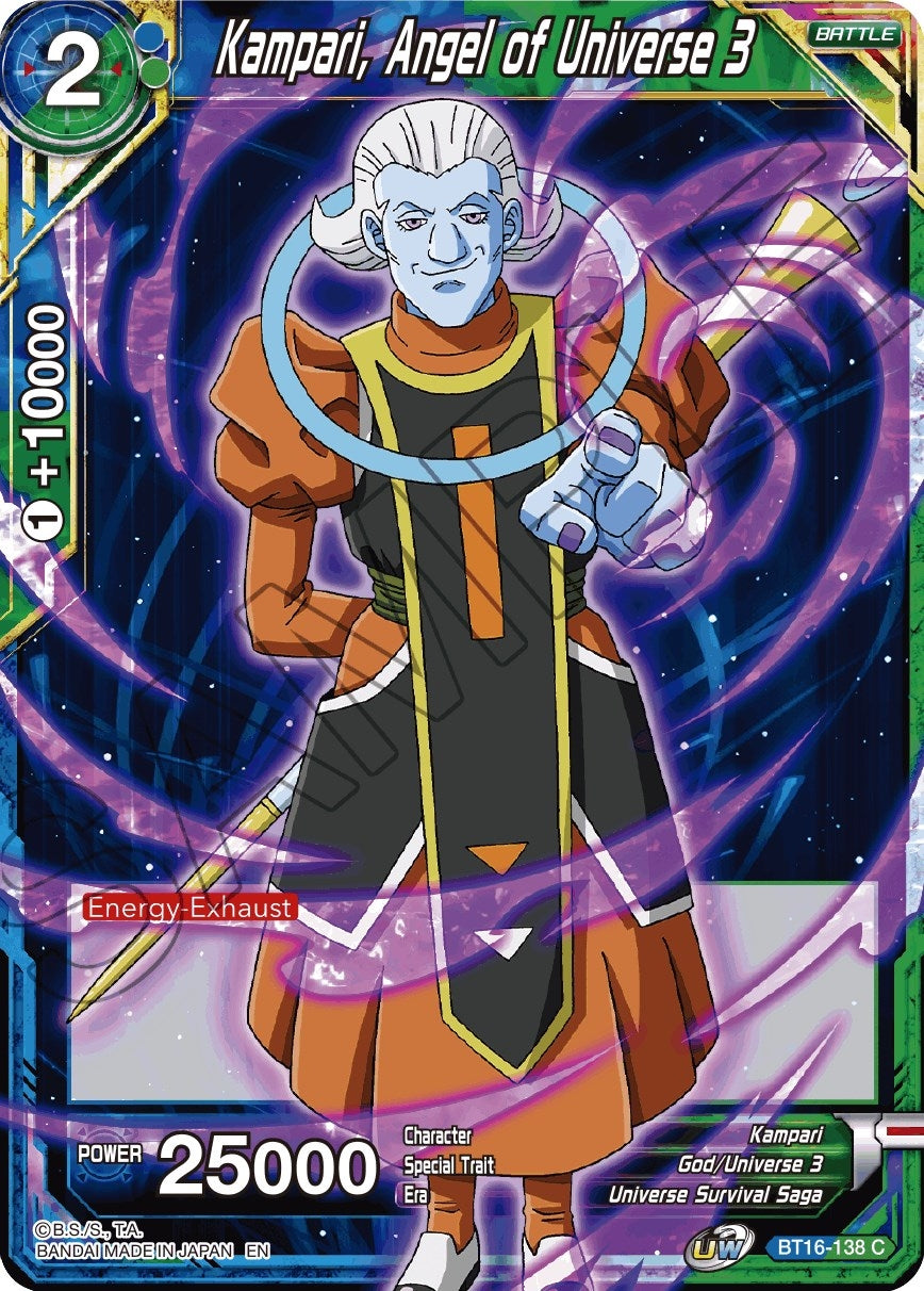 Image for Kampari, Angel of Universe 3 (Realm of the Gods) (BT16-138) - Dragon Ball Super: Masters
