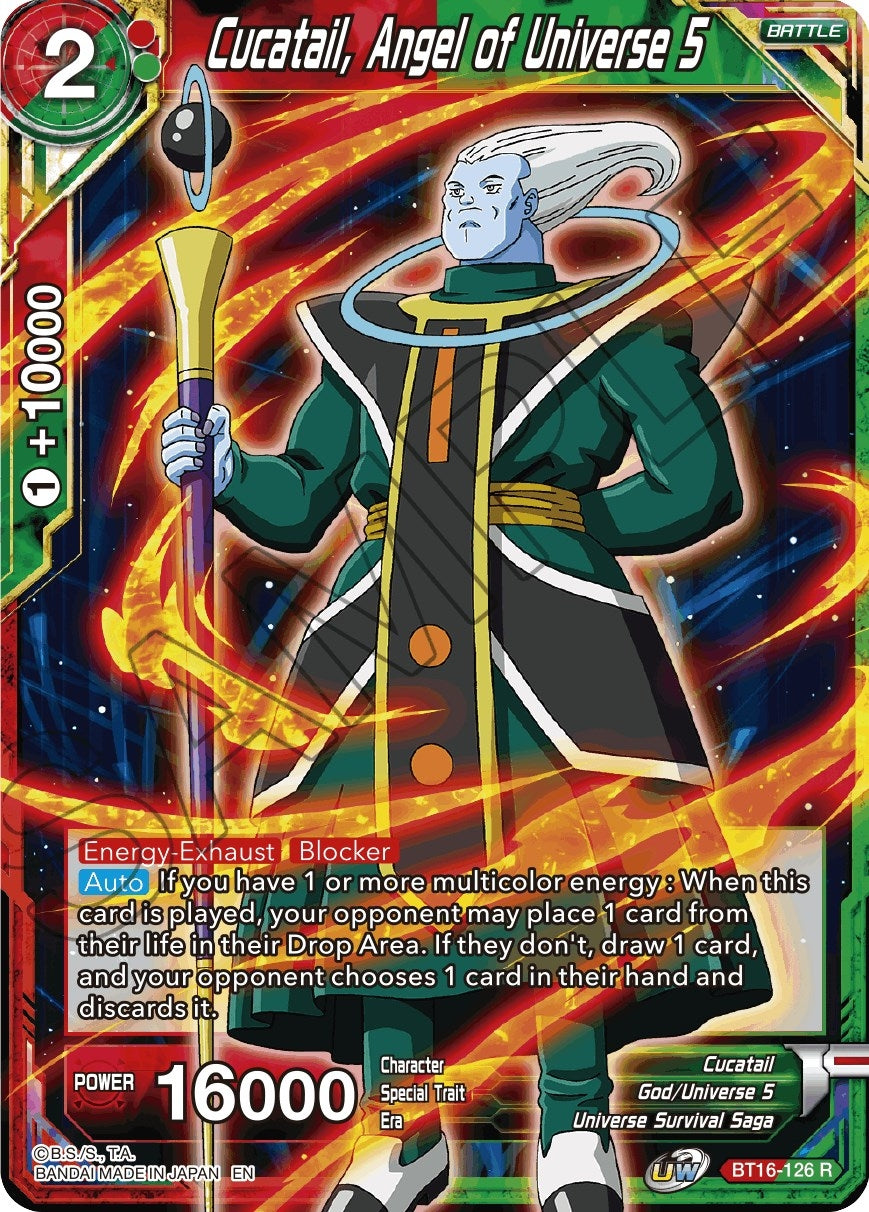 Image for Cucatail, Angel of Universe 5 (Realm of the Gods) (BT16-126) - Dragon Ball Super: Masters