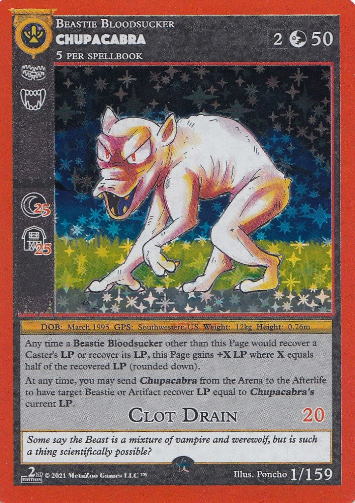 Image for Chupacabra (Cryptid Nation: Second Edition) (1) - MetaZoo