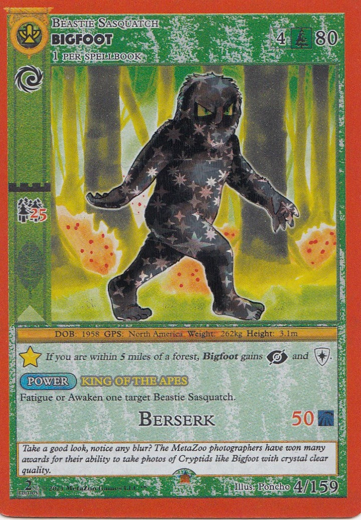 Image for Bigfoot (Cryptid Nation: Second Edition) (4) - MetaZoo