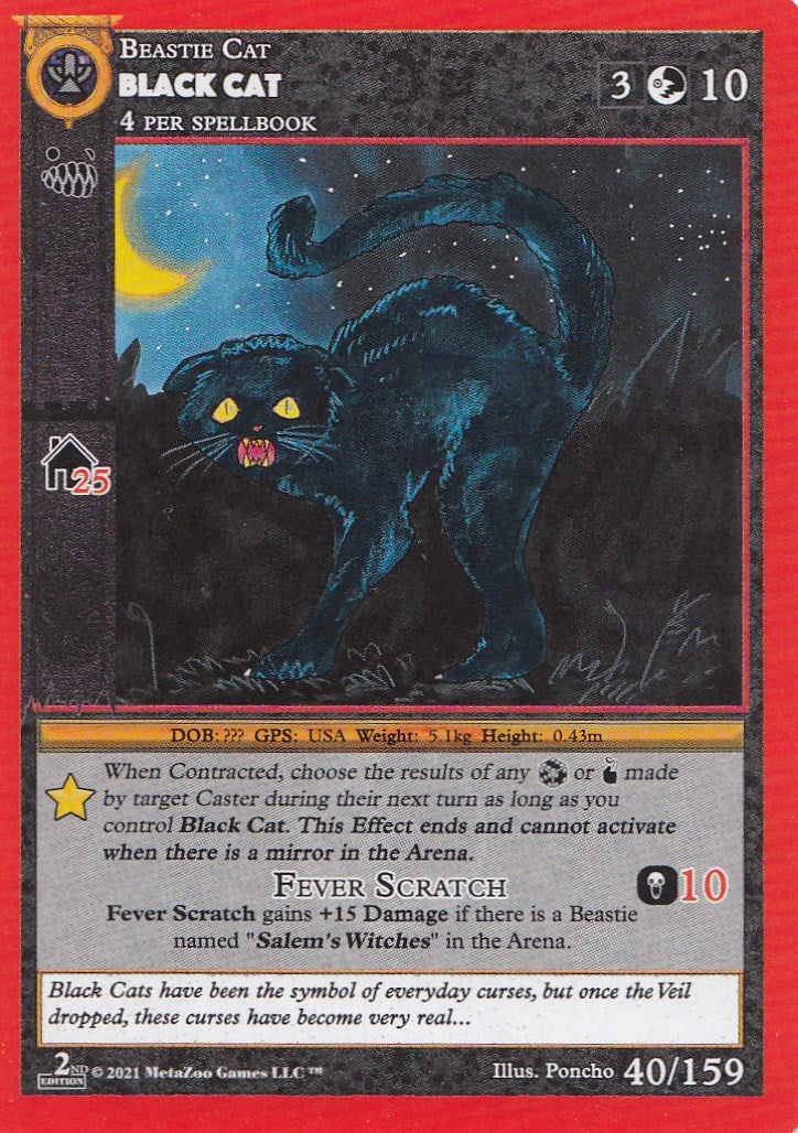 Image for Black Cat (Cryptid Nation: Second Edition) (40) - MetaZoo