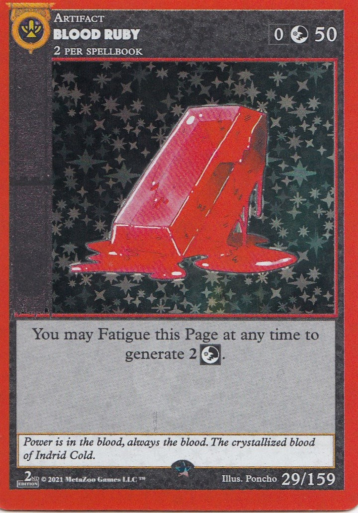 Image for Blood Ruby (Cryptid Nation: Second Edition) (29) - MetaZoo