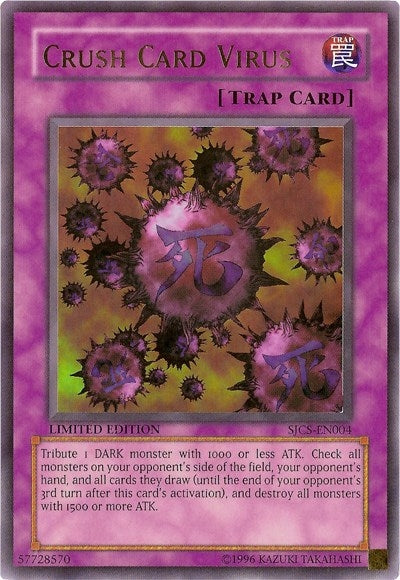 Image for Crush Card Virus (Shonen Jump Championship Series Promos) (SJCS-EN004) - YuGiOh