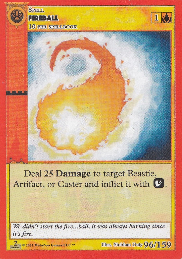 Image for Fireball (Cryptid Nation: Second Edition) (96) - MetaZoo