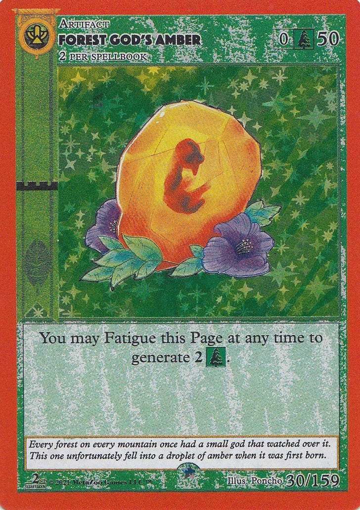 Image for Forest God's Amber (Cryptid Nation: Second Edition) (30) - MetaZoo