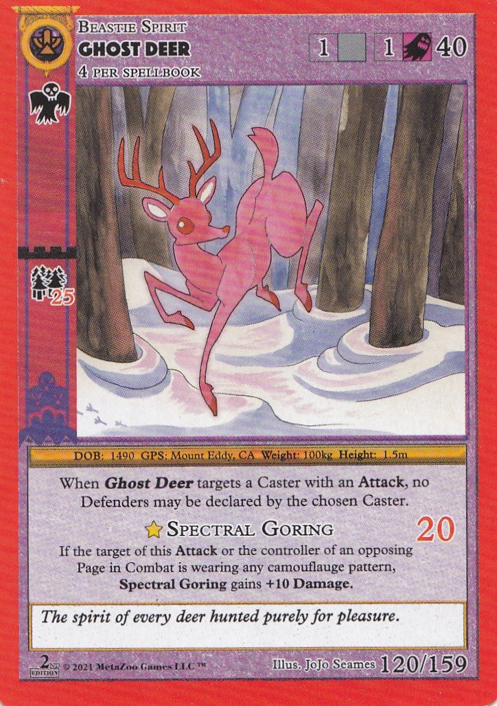 Image for Ghost Deer (Cryptid Nation: Second Edition) (120) - MetaZoo