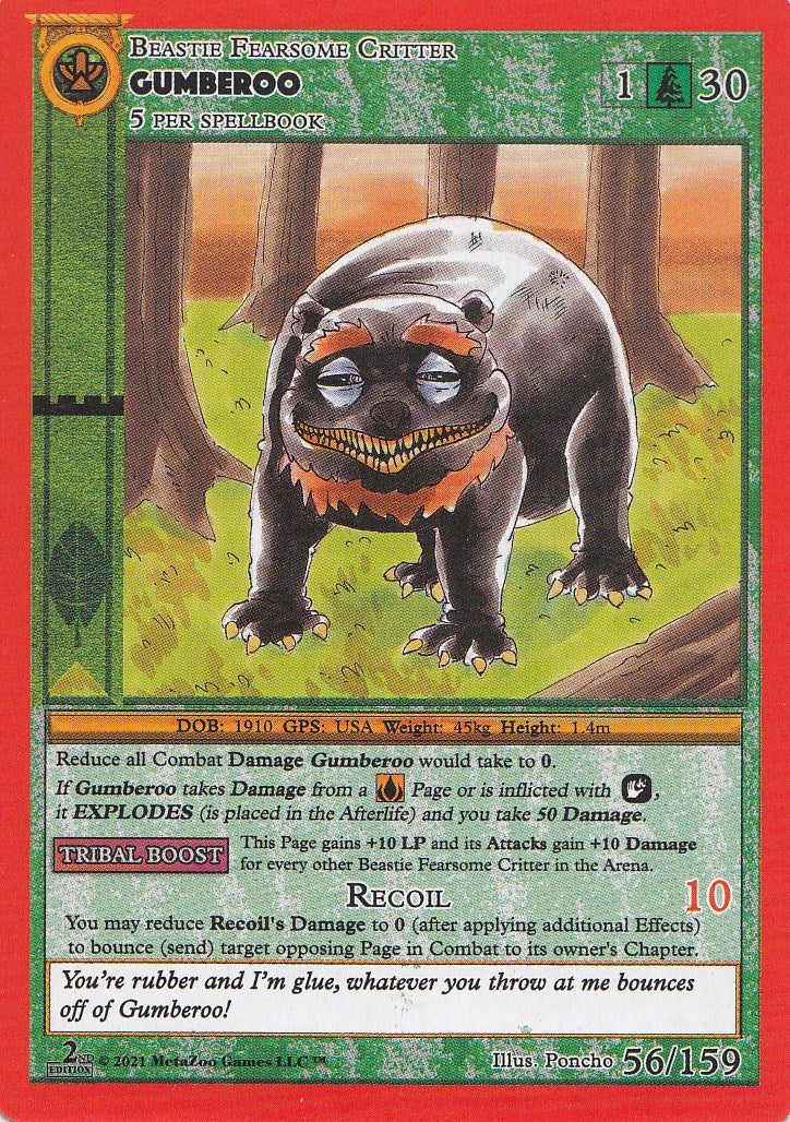 Image for Gumberoo (Cryptid Nation: Second Edition) (56) - MetaZoo