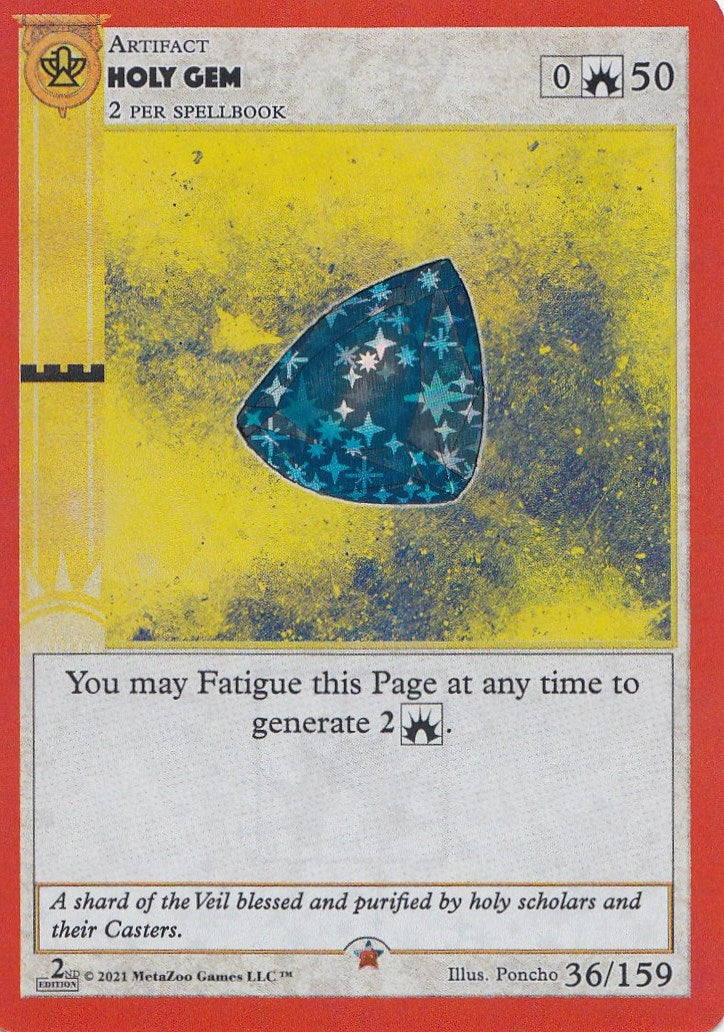 Image for Holy Gem (Cryptid Nation: Second Edition) (36) - MetaZoo