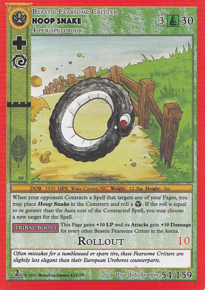 Image for Hoop Snake (Cryptid Nation: Second Edition) (54) - MetaZoo