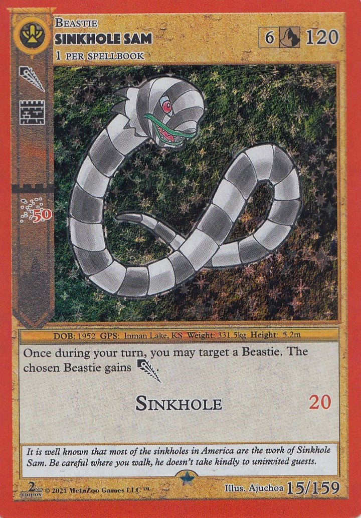 Image for Sinkhole Sam (Cryptid Nation: Second Edition) (15) - MetaZoo
