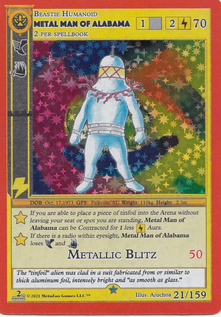 Image for Metal Man of Alabama (Cryptid Nation: Second Edition) (21) - MetaZoo