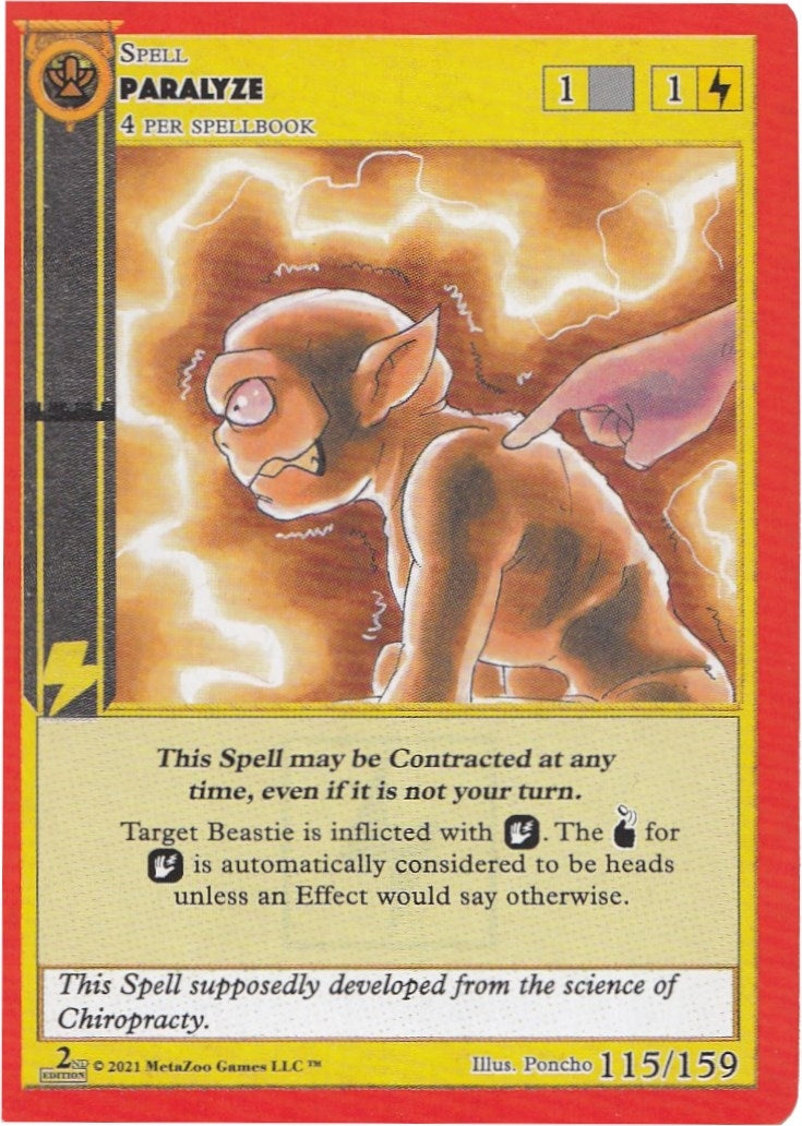 Image for Paralyze (Cryptid Nation: Second Edition) (115) - MetaZoo