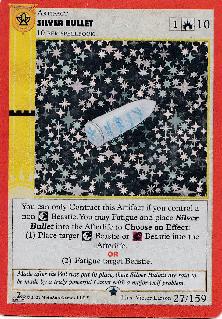 Image for Silver Bullet (Cryptid Nation: Second Edition) (27) - MetaZoo