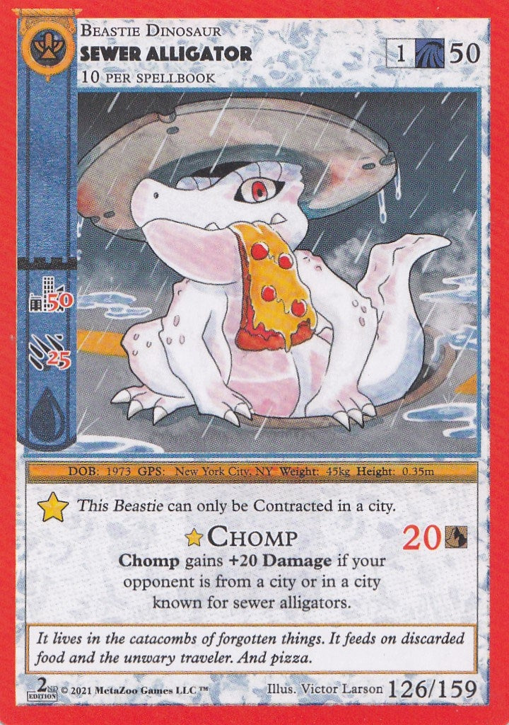 Image for Sewer Alligator (Cryptid Nation: Second Edition) (126) - MetaZoo