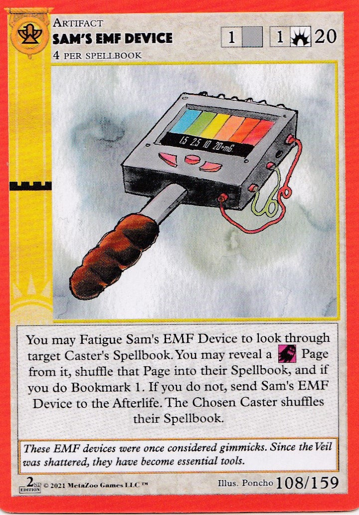 Image for Sam's EMF Device (Cryptid Nation: Second Edition) (108) - MetaZoo