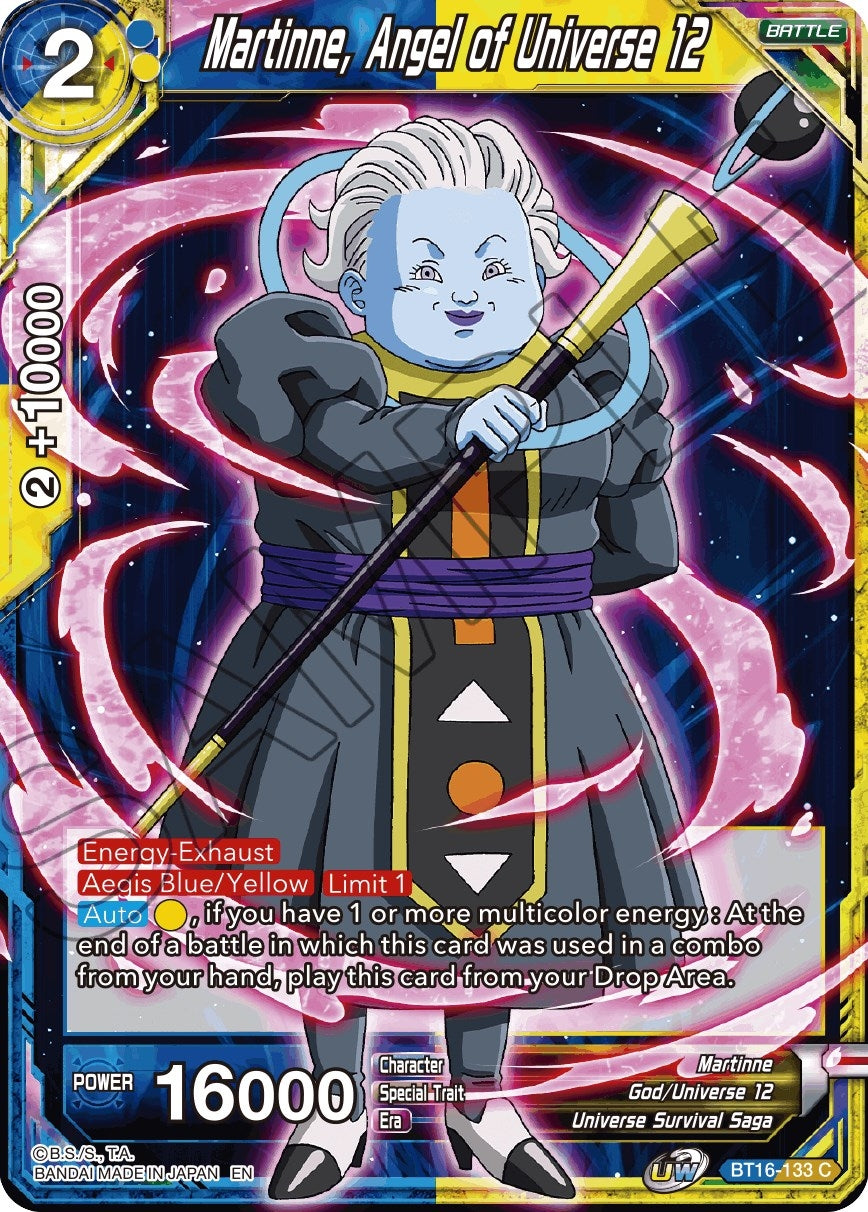 Image for Martinne, Angel of Universe 12 (Realm of the Gods) (BT16-133) - Dragon Ball Super: Masters